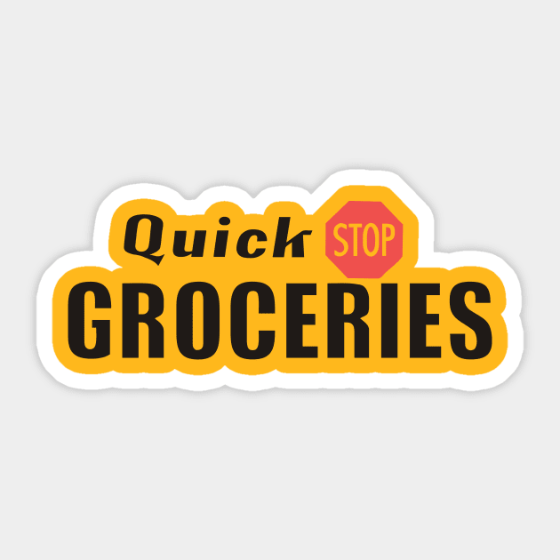 Quick Stop Groceries Sticker by grekhov